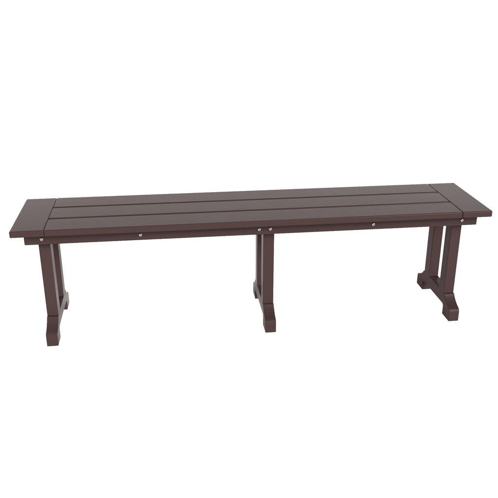 Polytrends Laguna Hdpe All Weather Outdoor Patio 65 Bench