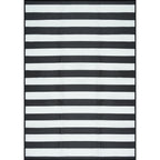 Lalune Beach Stripe Indoor Outdoor Area Rug