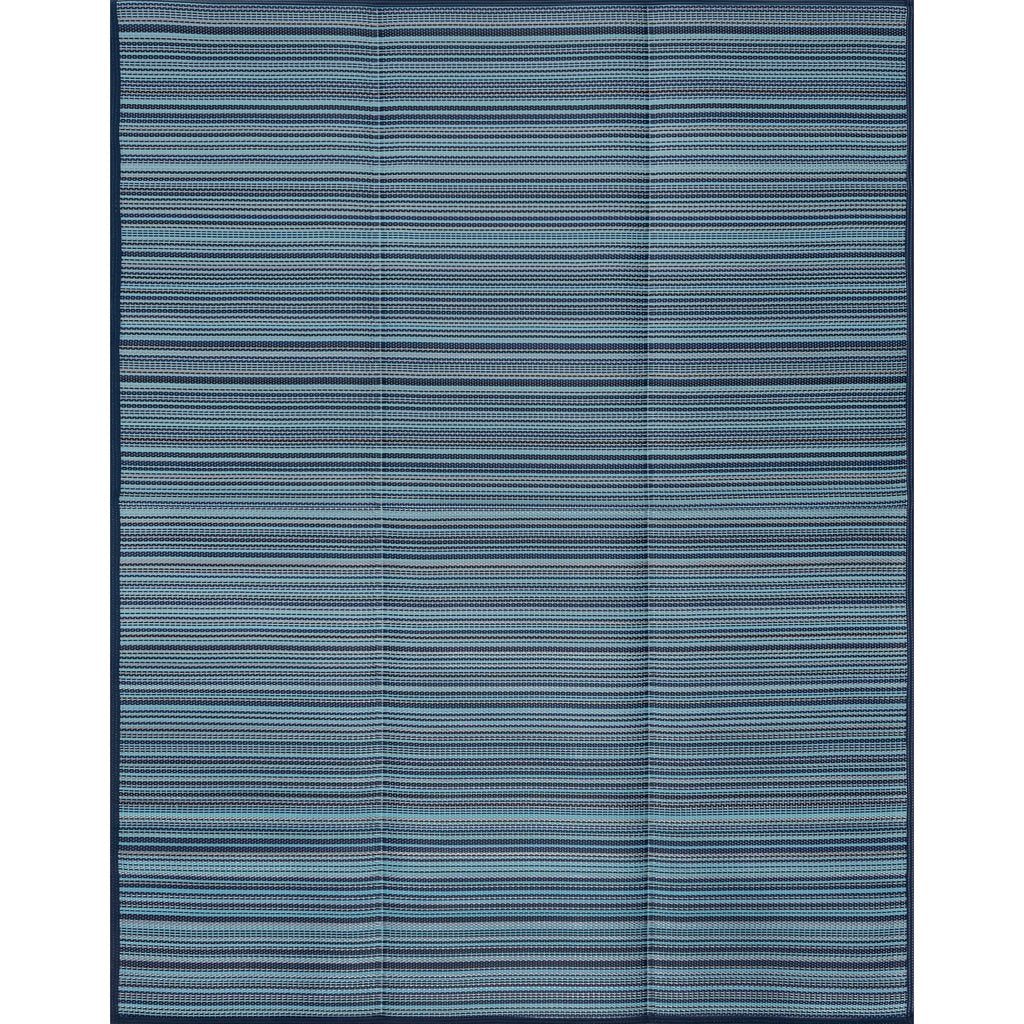 Lalune Beach Stripe Indoor Outdoor Area Rug