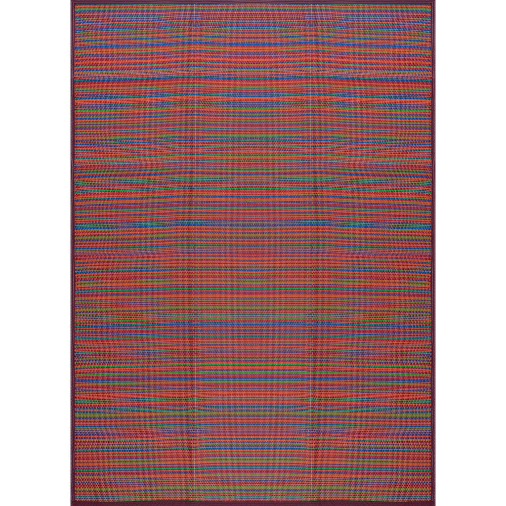 Lalune Beach Stripe Indoor Outdoor Area Rug