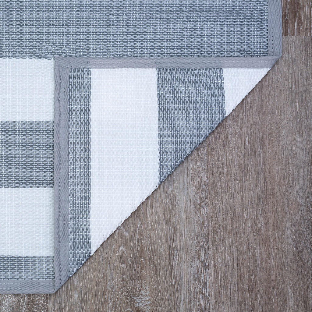 Lalune Beach Stripe Indoor Outdoor Area Rug