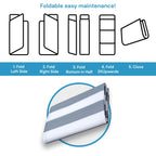 Lalune Beach Stripe Indoor Outdoor Area Rug