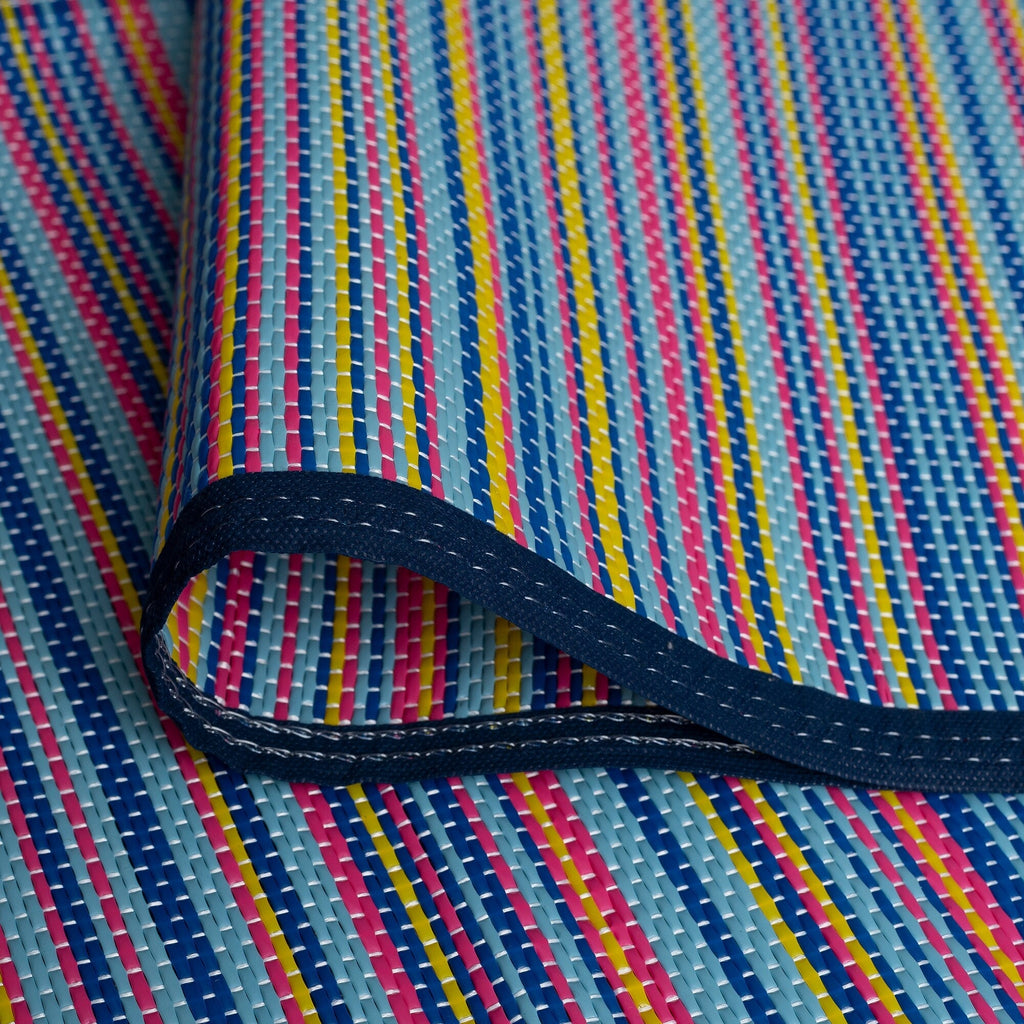 Lalune Beach Stripe Indoor Outdoor Area Rug