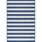 Lalune Beach Stripe Indoor Outdoor Area Rug