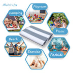 Lalune Beach Stripe Indoor Outdoor Area Rug