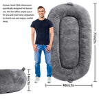 Giant Dog Bed for Humans 71x48x14 Large Dog Bed for People Adults, Washable Napping Dog Bed