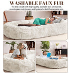 Giant Dog Bed for Humans 71x48x14 Large Dog Bed for People Adults, Washable Napping Dog Bed