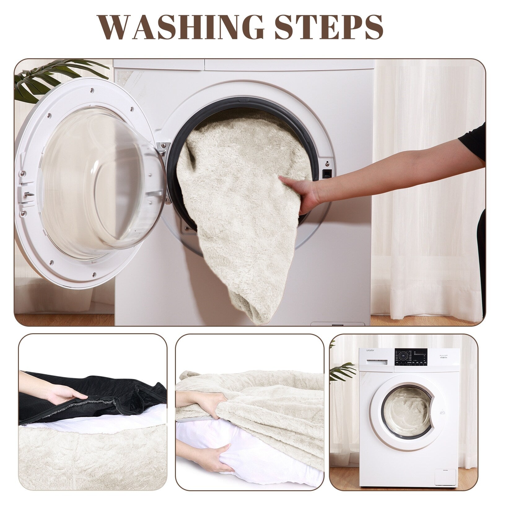 Giant Dog Bed for Humans 71x48x14 Large Dog Bed for People Adults, Washable Napping Dog Bed