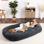Giant Dog Bed for Humans 71x48x14 Large Dog Bed for People Adults, Washable Napping Dog Bed