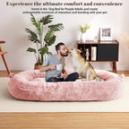 Giant Dog Bed for Humans 71x48x14 Large Dog Bed for People Adults, Washable Napping Dog Bed