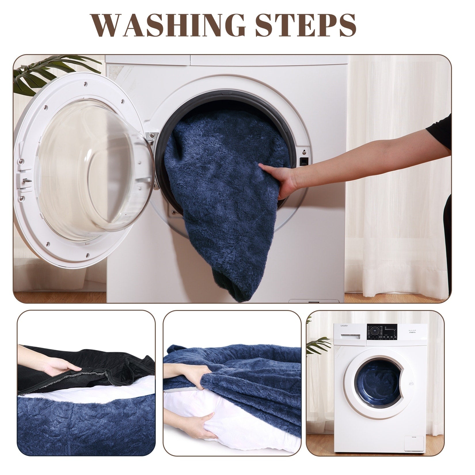 Giant Dog Bed for Humans 71x48x14 Large Dog Bed for People Adults, Washable Napping Dog Bed