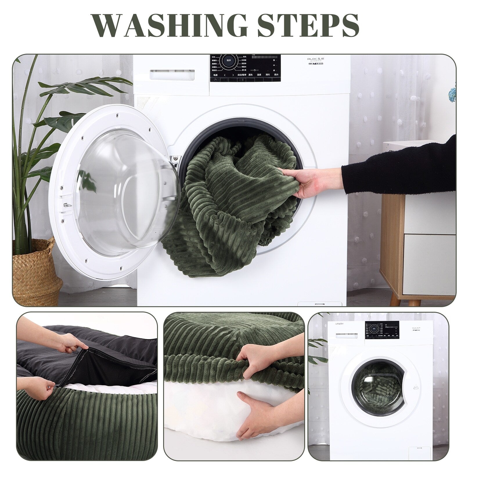 Giant Dog Bed for Humans 71x48x14 Large Dog Bed for People Adults, Washable Napping Dog Bed