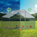 Large Metal Chicken Coop Walk-in Poultry Cage