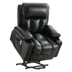 Large Power Lift Recliner Chair with Heat and 8-Point Massage - Remote Control, USB Port