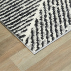 Larsen Modern Varied Stripes Area Rug