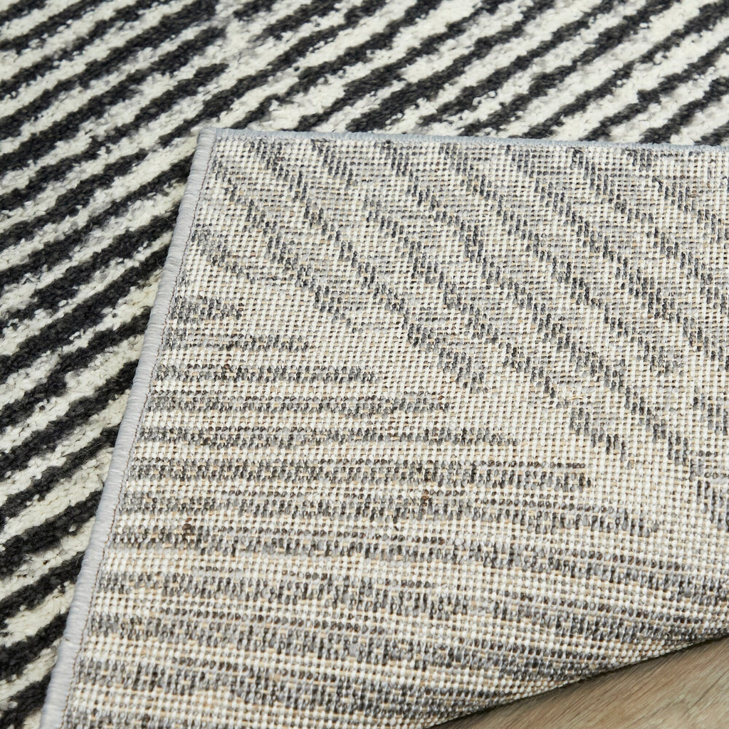 Larsen Modern Varied Stripes Area Rug