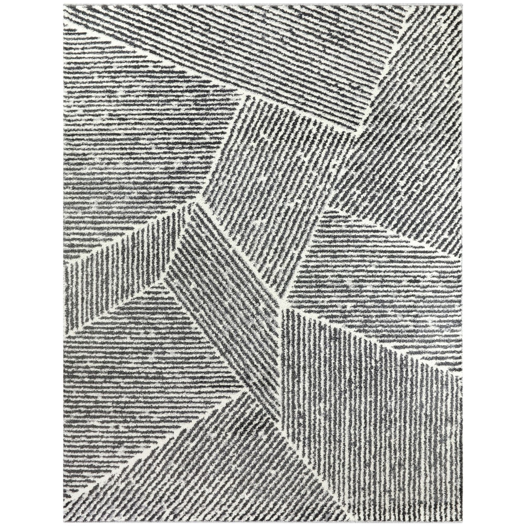 Larsen Modern Varied Stripes Area Rug