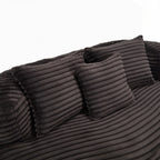 Lazy Sofa Durable Comfort Lounger High Back Bean Bag Chair Couch for Adults and Kids - 2 Seat
