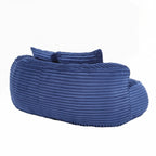 Lazy Sofa Durable Comfort Lounger High Back Bean Bag Chair Couch for Adults and Kids - 2 Seat