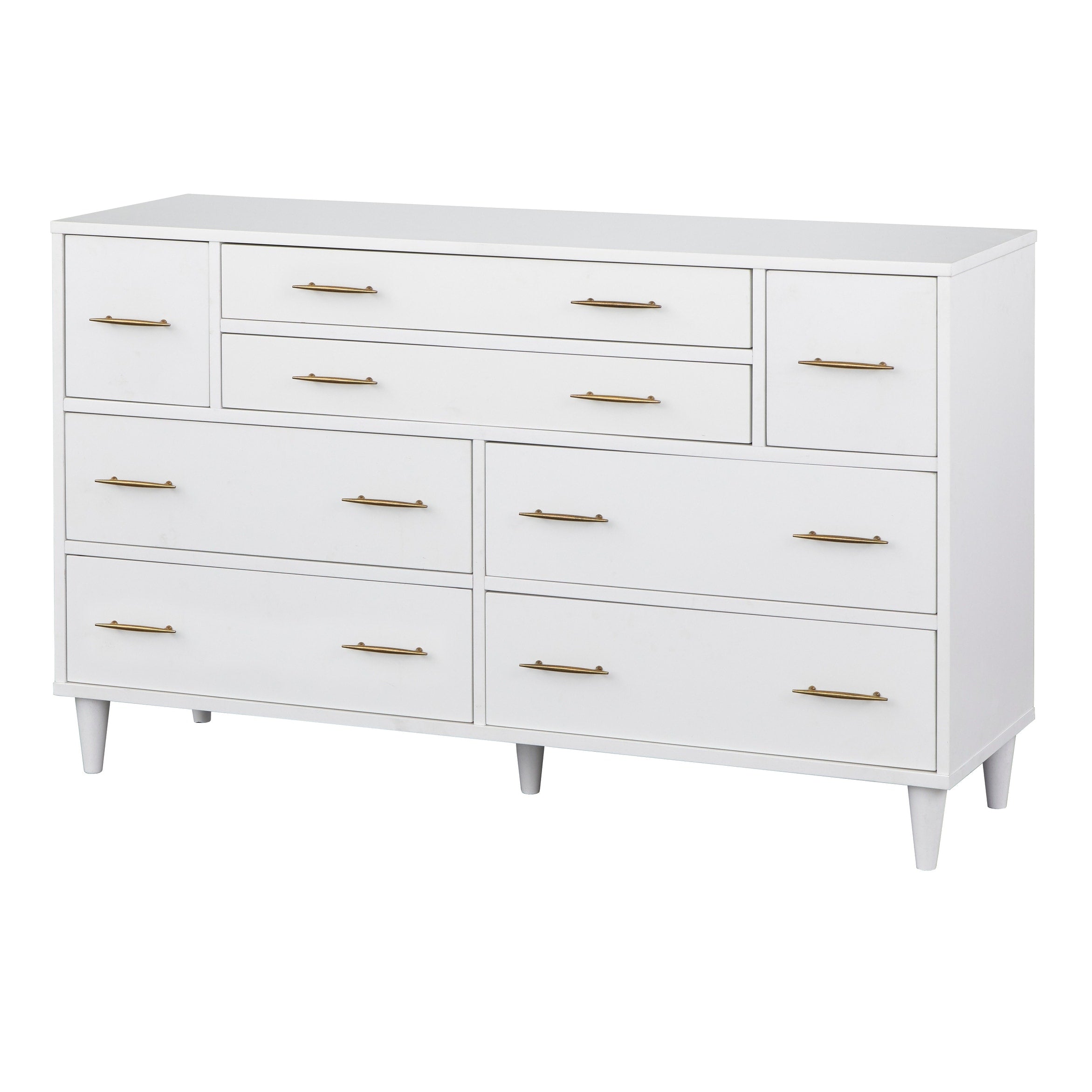 Lifestorey Ana 8-Drawer Mid-Century Modern Dresser