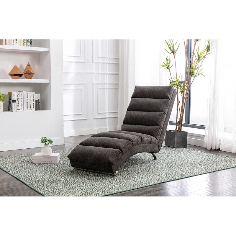Linen Massage recliner Interior with remote control, ergonomic electric massage recliner, 5 modes