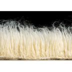 Linon Flokati Wool Thick Area Rug