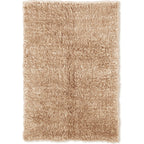 Linon Flokati Wool Thick Area Rug
