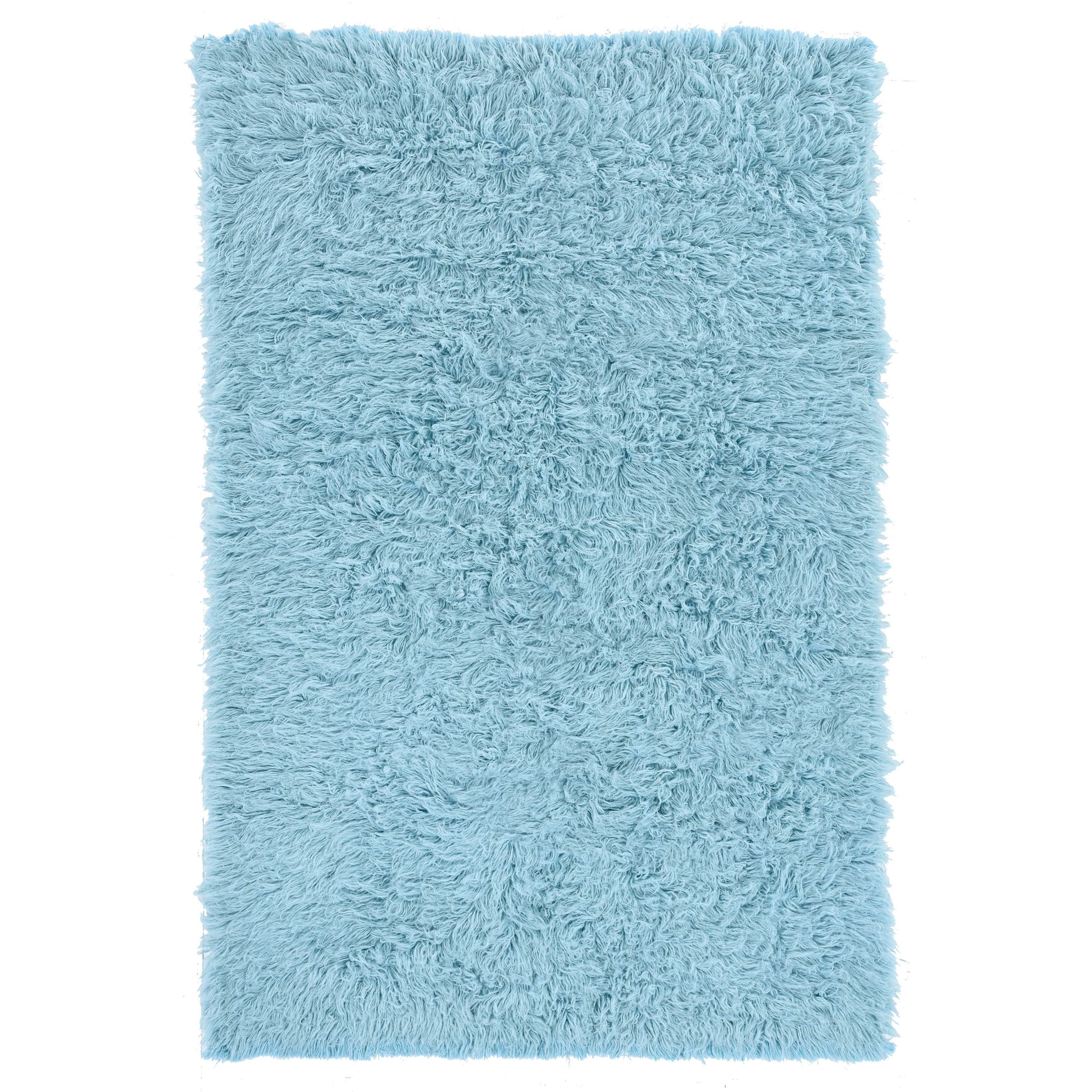 Linon Flokati Wool Thick Area Rug