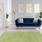 Linon Flokati Wool Thick Area Rug