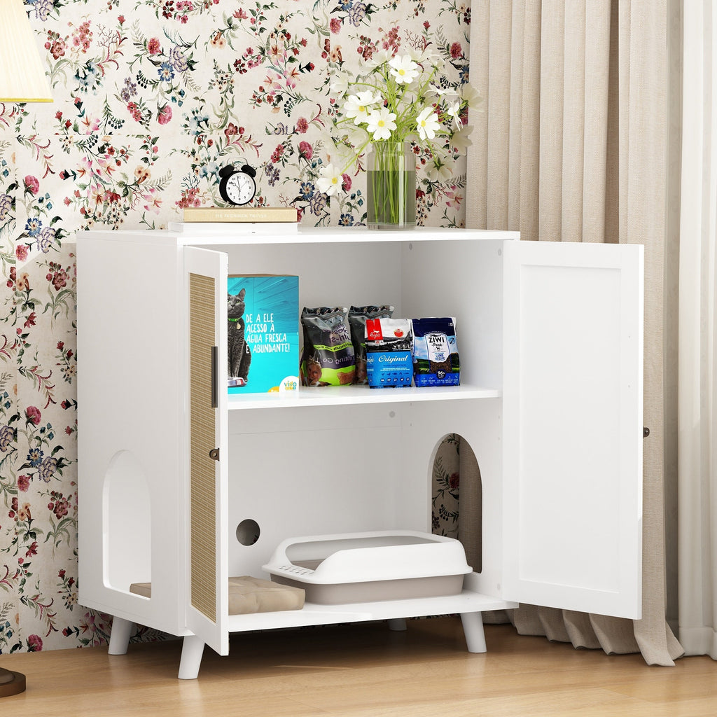 Litter Box Enclosure Cat Litter Box Furniture End Table Sofa Tbale