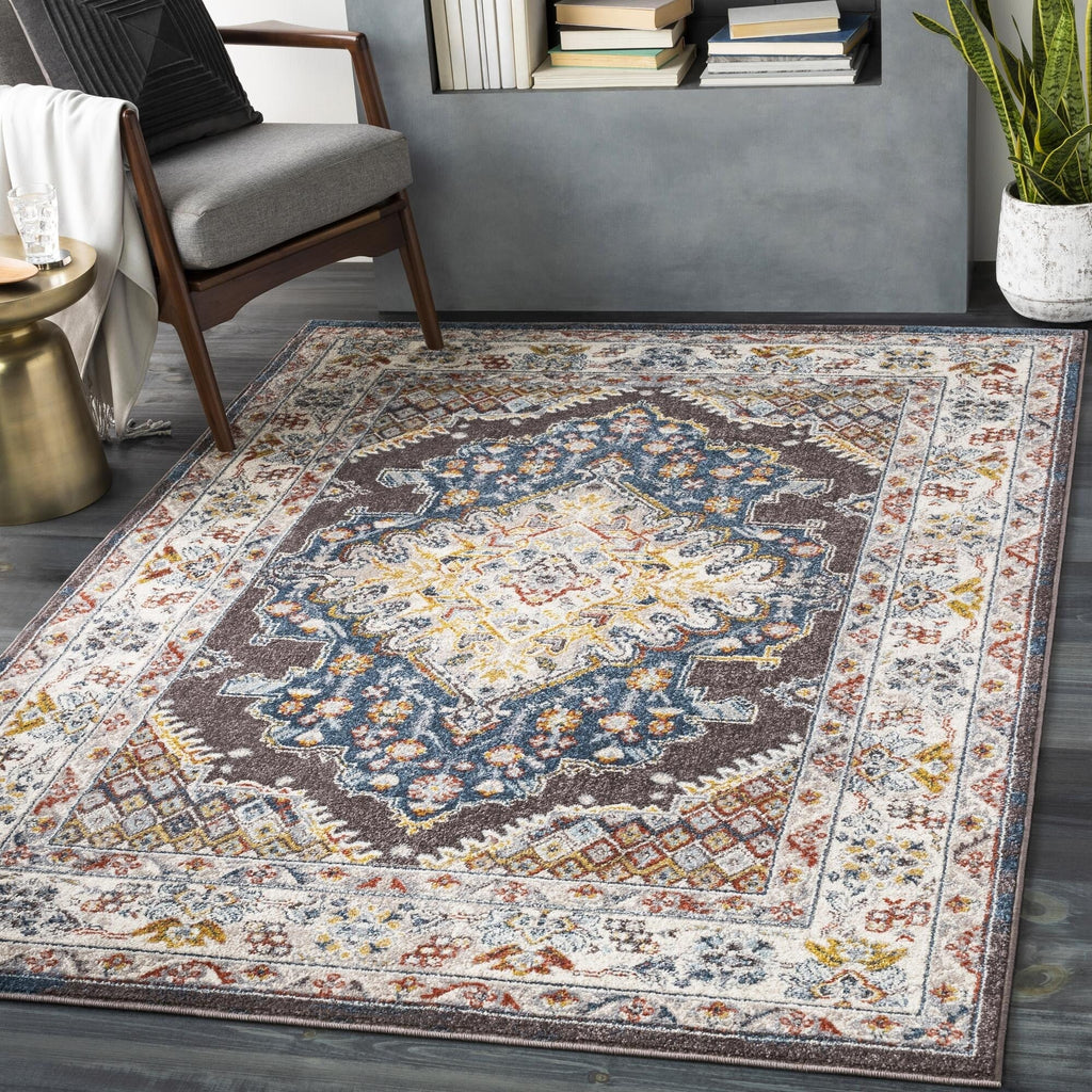 Livabliss Ankara Updated Traditional Medallion Area Rug