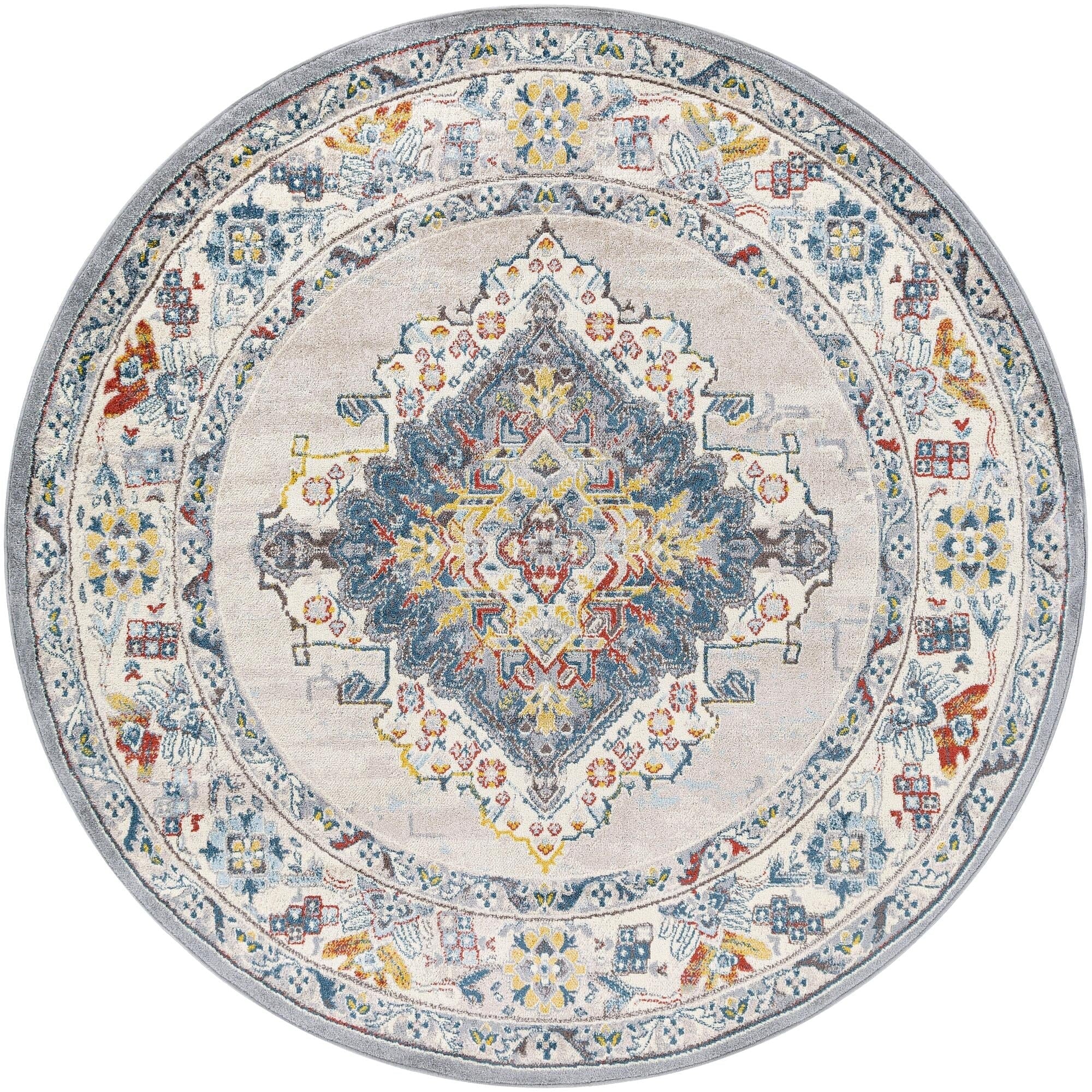 Livabliss Ankara Updated Traditional Medallion Area Rug