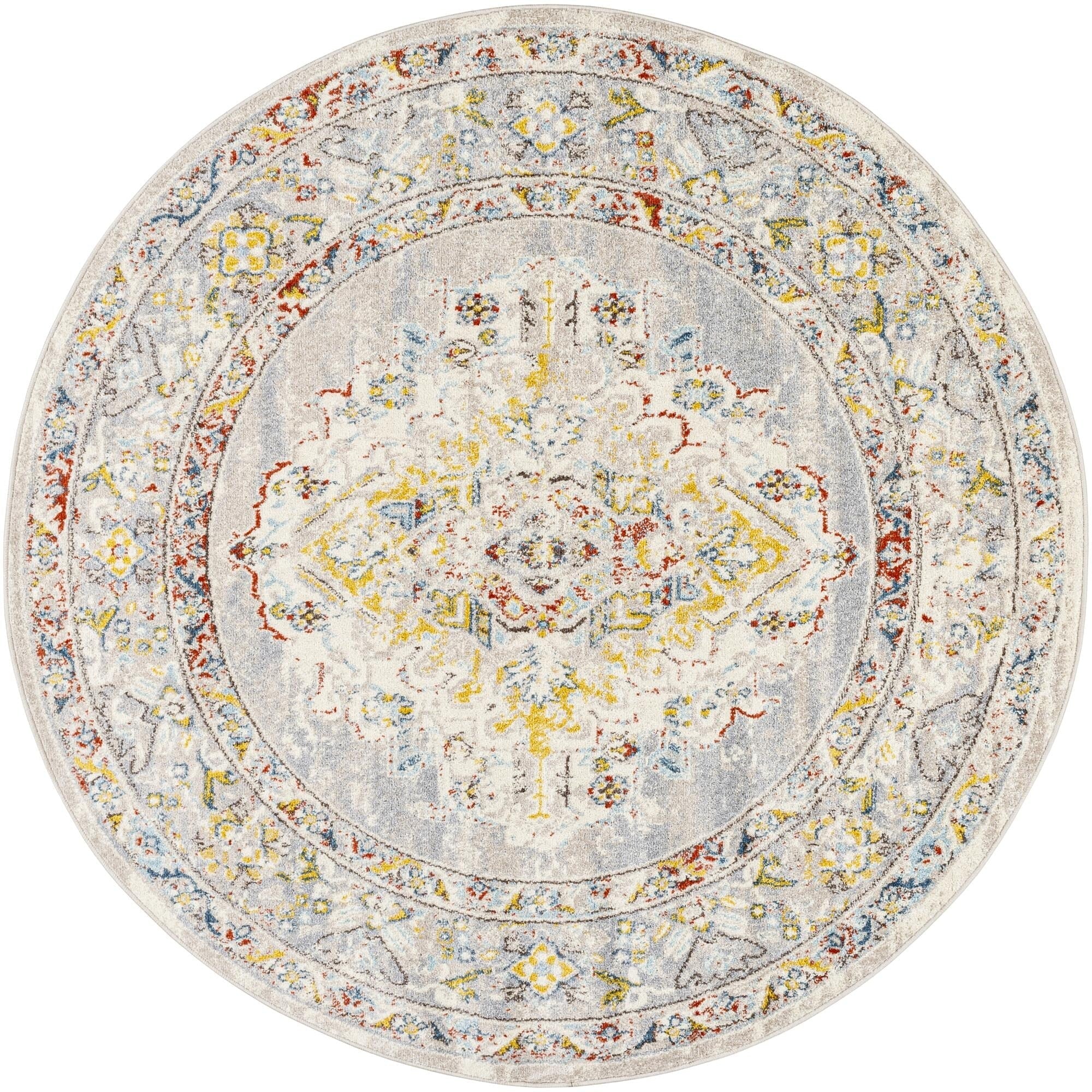 Livabliss Ankara Updated Traditional Medallion Area Rug