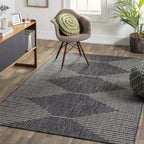 Livabliss Eagean Bohemian Diamond Outdoor Area Rug