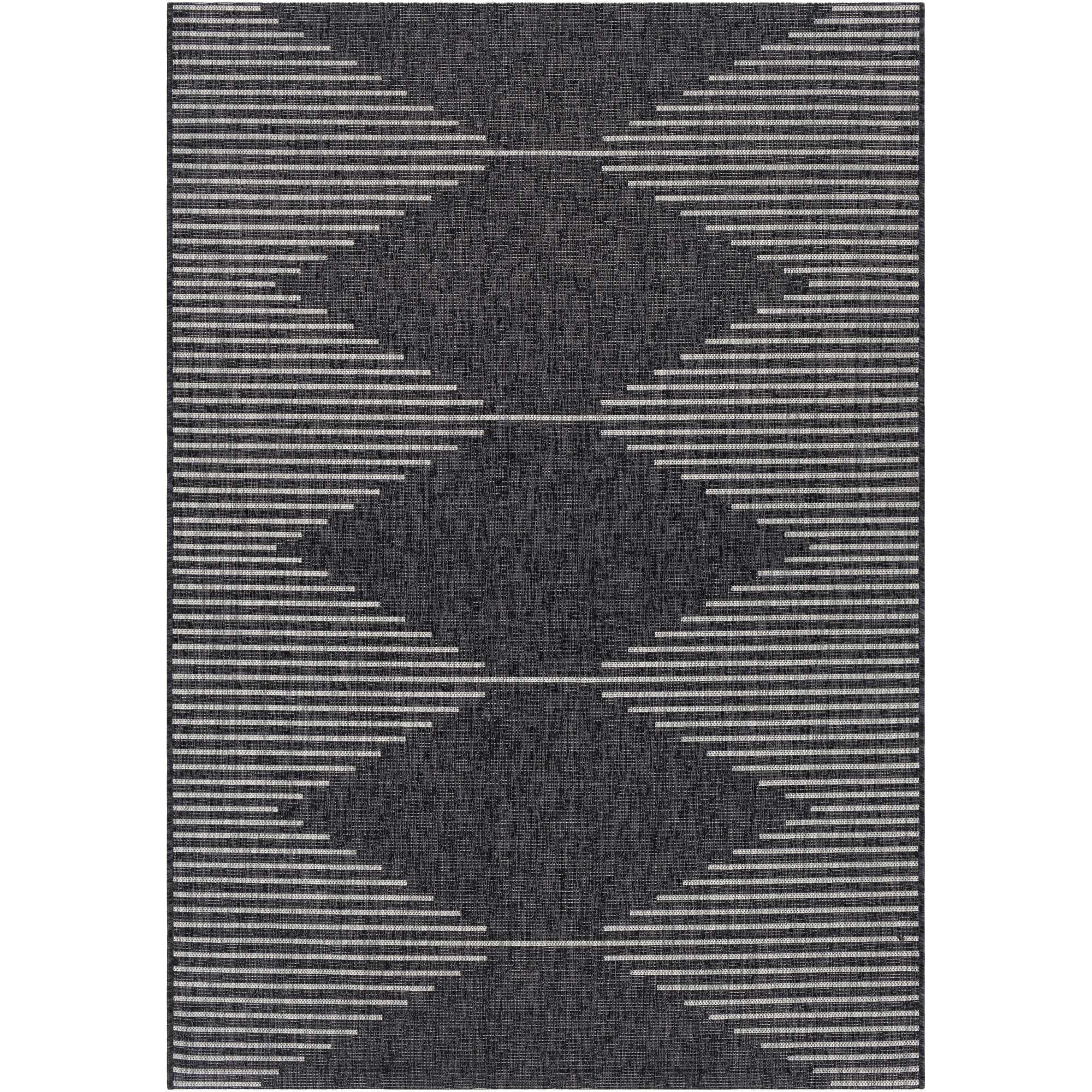 Livabliss Eagean Bohemian Diamond Outdoor Area Rug