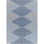 Livabliss Eagean Bohemian Diamond Outdoor Area Rug