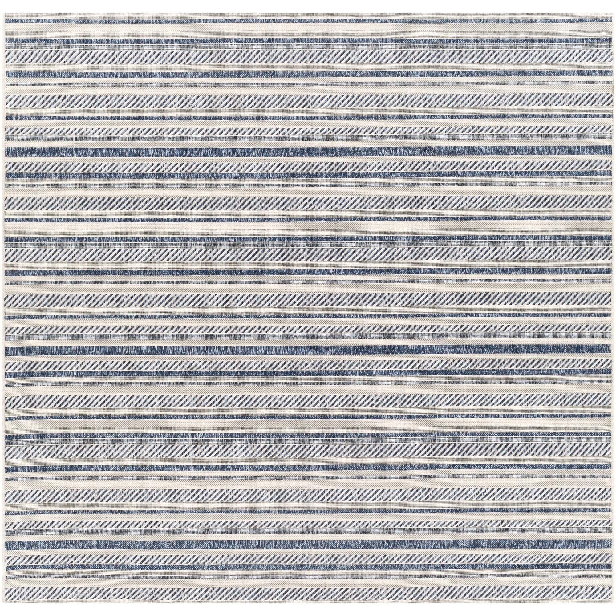 Livabliss Eagean Bohemian Stripe Outdoor Area Rug