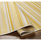 Livabliss Eagean Bohemian Stripe Outdoor Area Rug