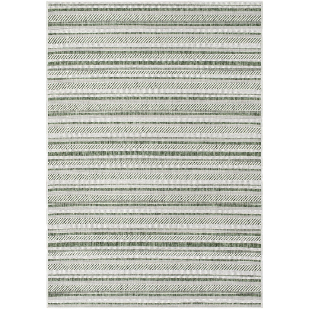 Livabliss Eagean Bohemian Stripe Outdoor Area Rug