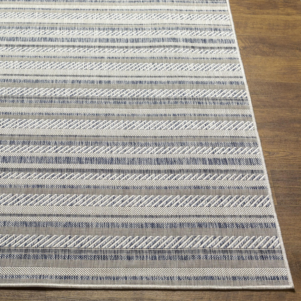 Livabliss Eagean Bohemian Stripe Outdoor Area Rug