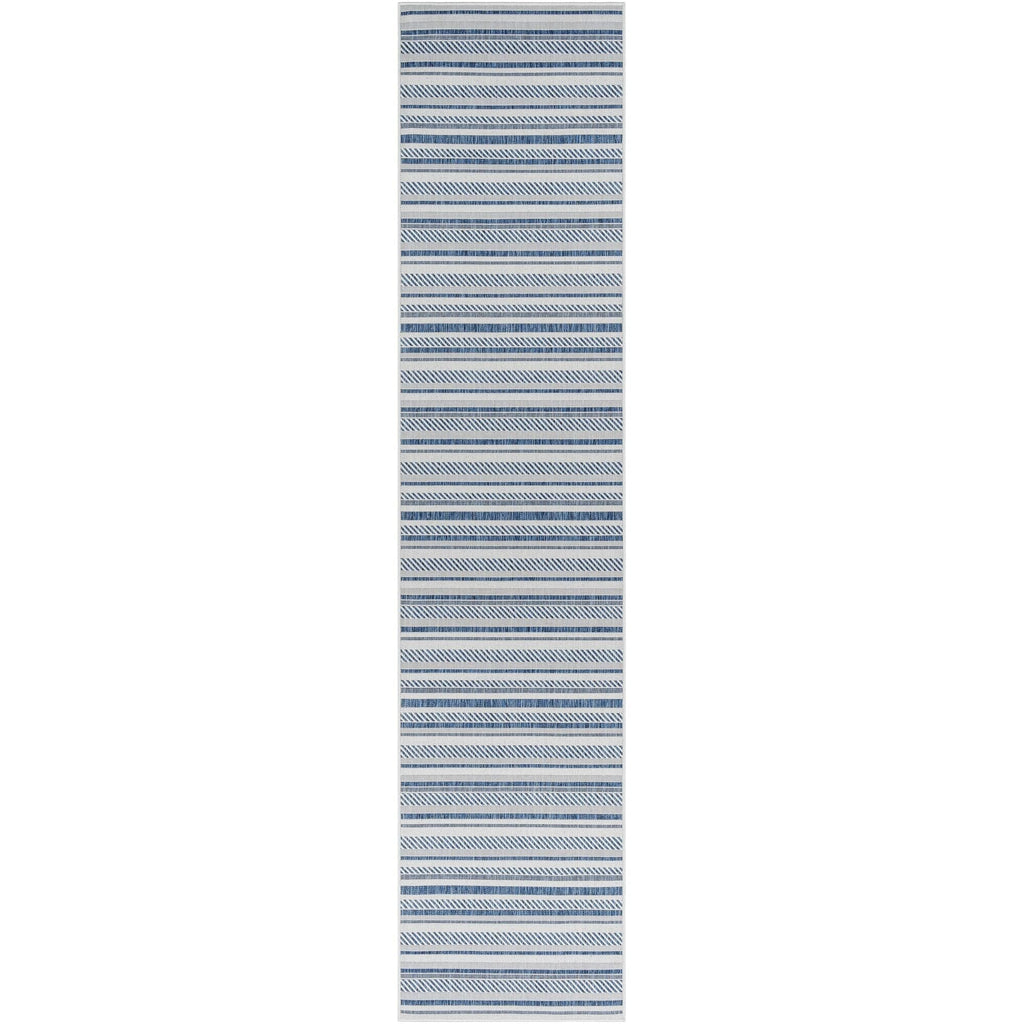 Livabliss Eagean Bohemian Stripe Outdoor Area Rug