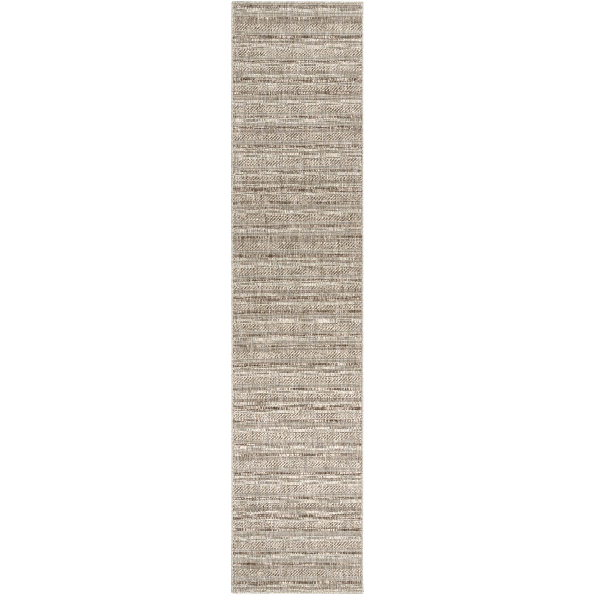 Livabliss Eagean Bohemian Stripe Outdoor Area Rug
