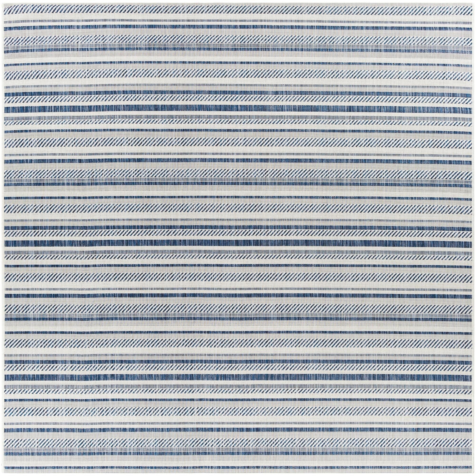 Livabliss Eagean Bohemian Stripe Outdoor Area Rug