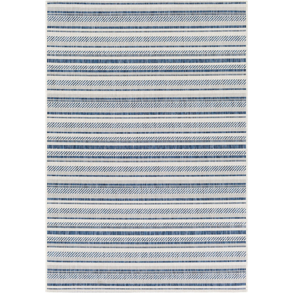 Livabliss Eagean Bohemian Stripe Outdoor Area Rug