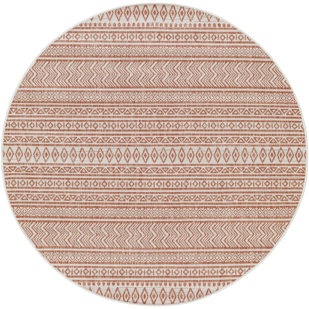 Livabliss Eagean Bohemian Tribal Outdoor Area Rug