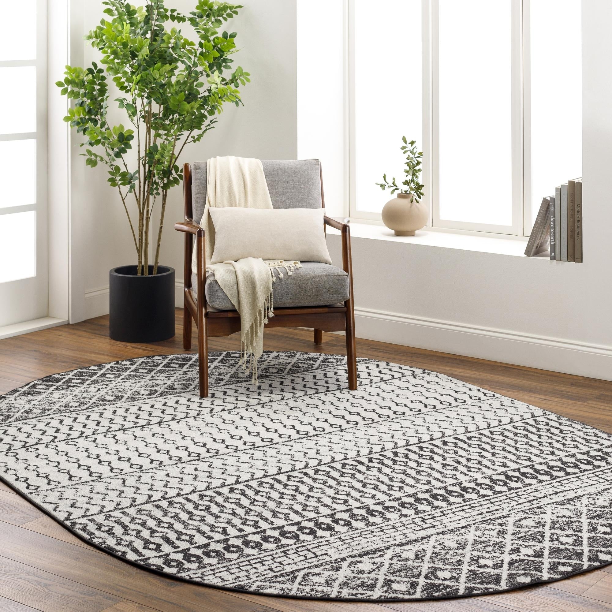 Livabliss Elaziz Moroccan Geometric Area Rug