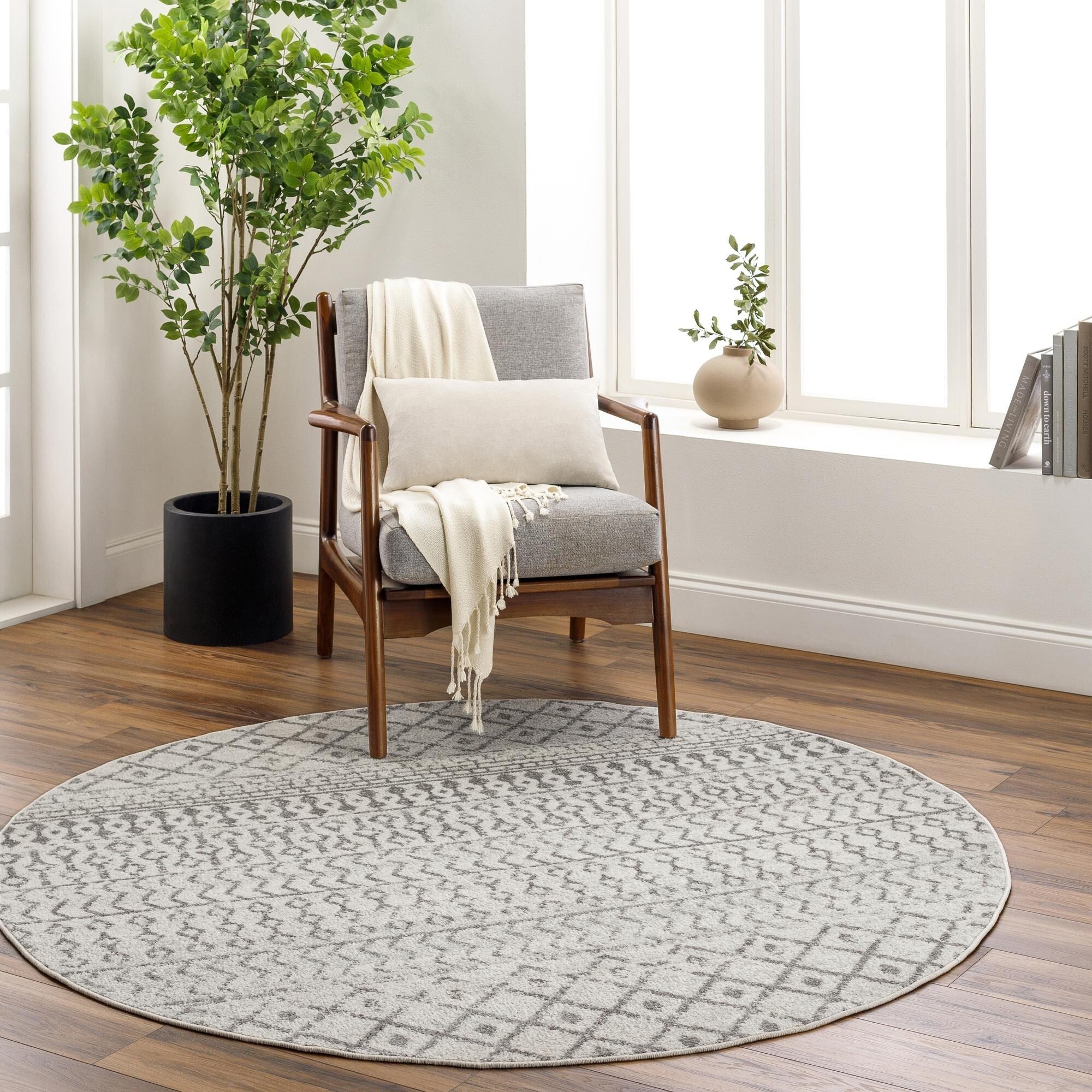 Livabliss Elaziz Moroccan Geometric Area Rug