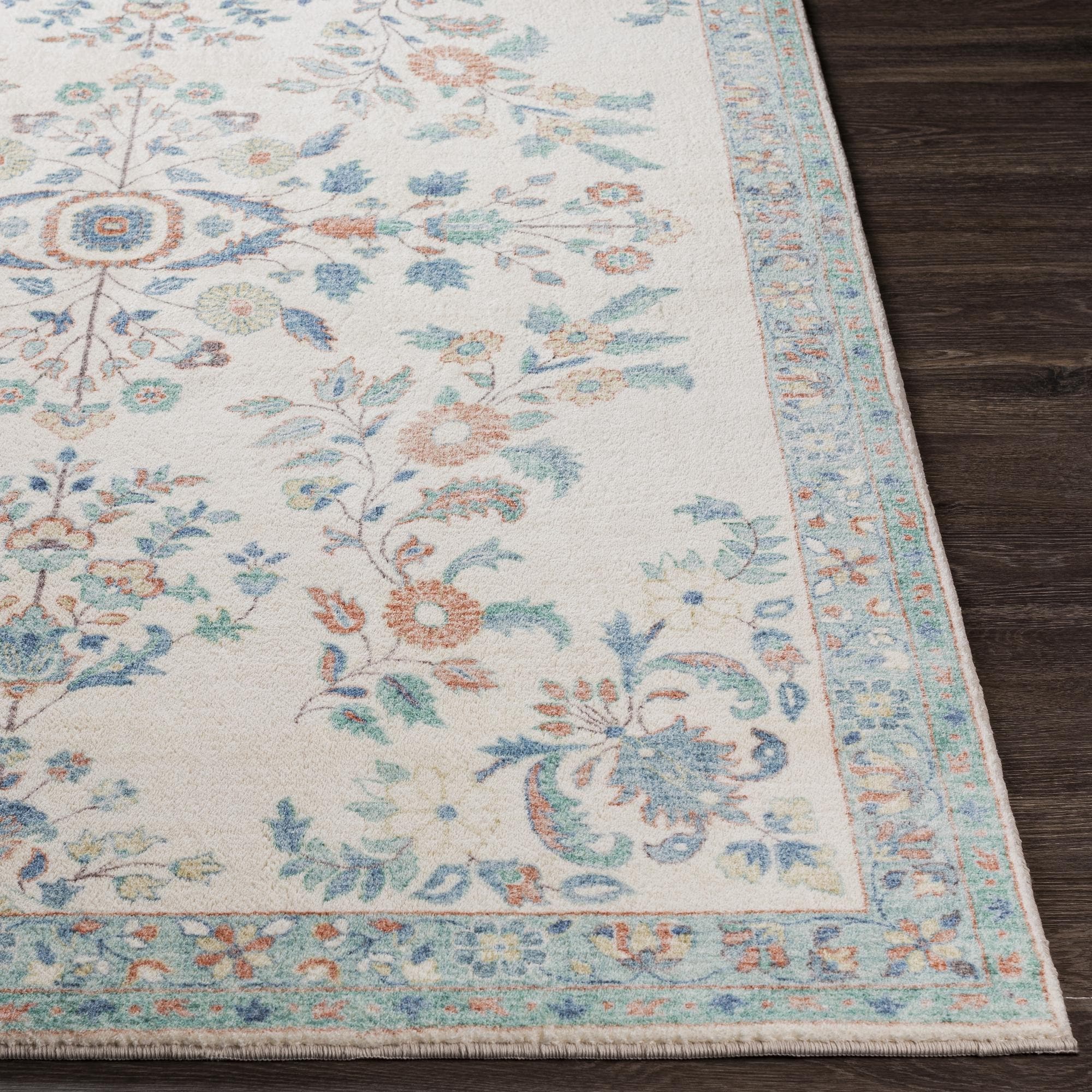 Livabliss Erin Updated Traditional Floral & Botanical Area Rug