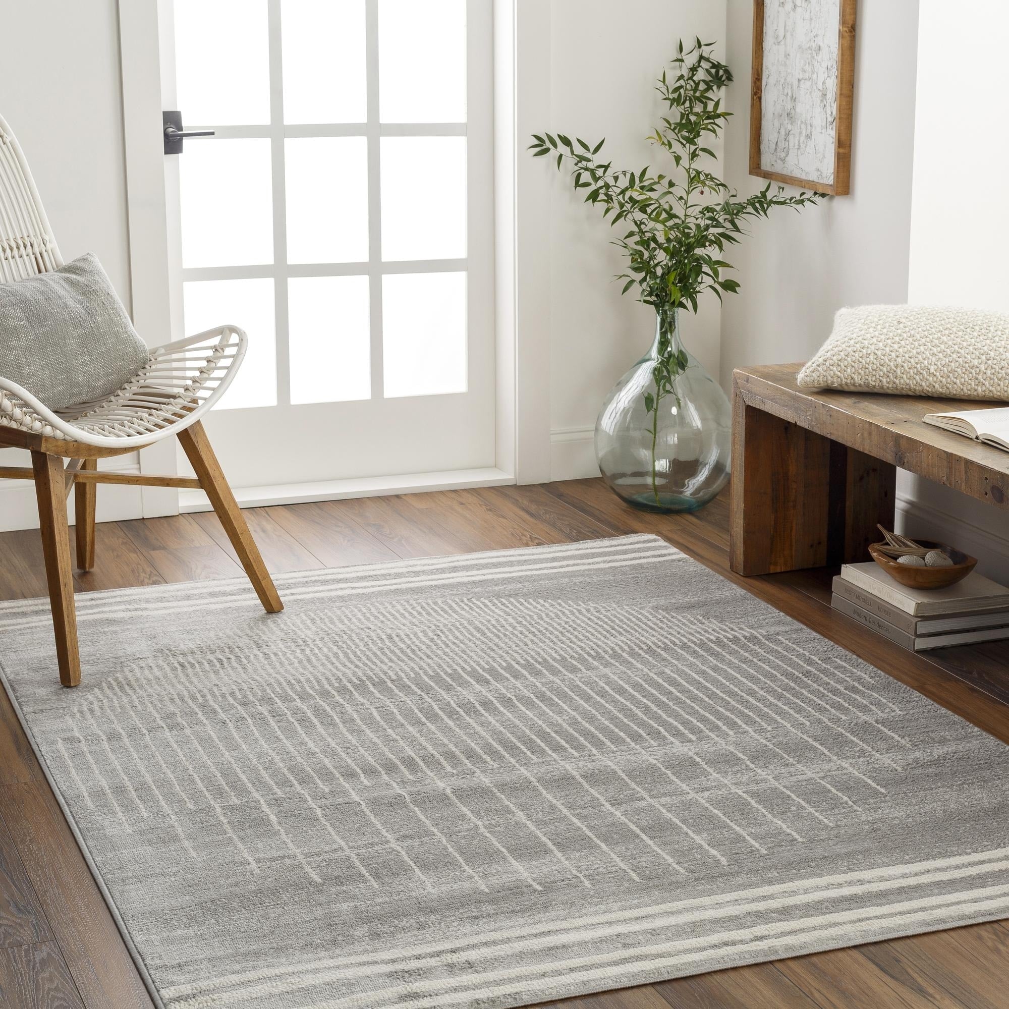 Livabliss Floransa Minimalist Ombre Area Rug