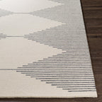 Livabliss Granada Minimalist Diamond Hand Tufted Area Rug